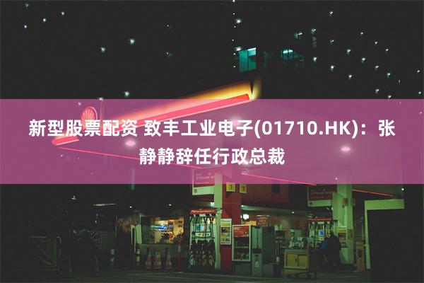 新型股票配资 致丰工业电子(01710.HK)：张静静辞任行政总裁