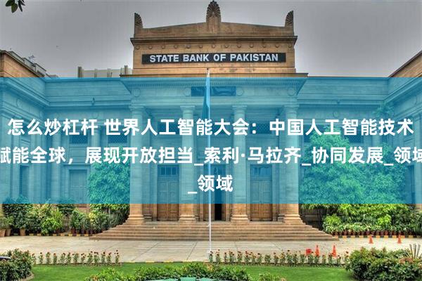 怎么炒杠杆 世界人工智能大会：中国人工智能技术赋能全球，展现开放担当_索利·马拉齐_协同发展_领域