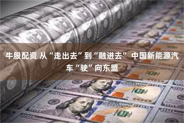 牛股配资 从“走出去”到“融进去” 中国新能源汽车“驶”向东盟